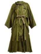 Matchesfashion.com Palmer//harding - Brooke Asymmetric Parka - Womens - Khaki