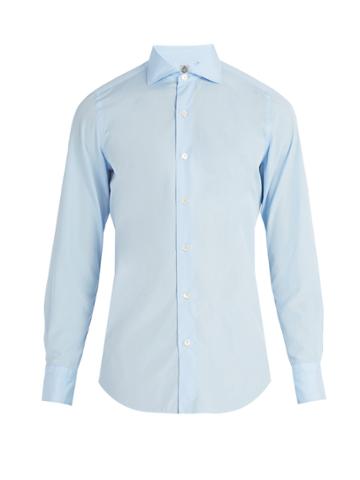 Finamore Seattle Cotton-poplin Shirt