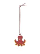 Matchesfashion.com Loewe Paula's Ibiza - Octopus Foam And Leather Key Charm - Womens - Purple Multi