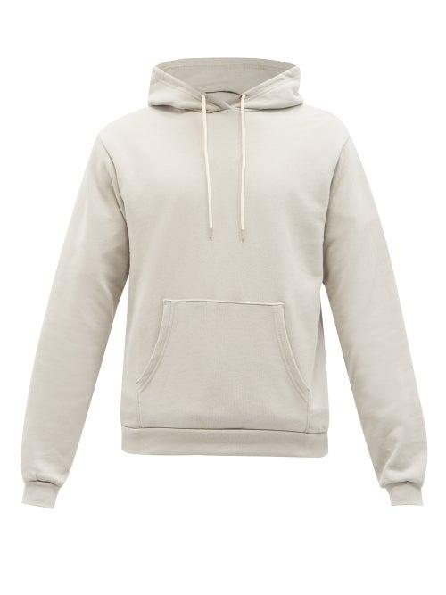 John Elliott - Beach Cotton-jersey Hooded Sweatshirt - Mens - Grey