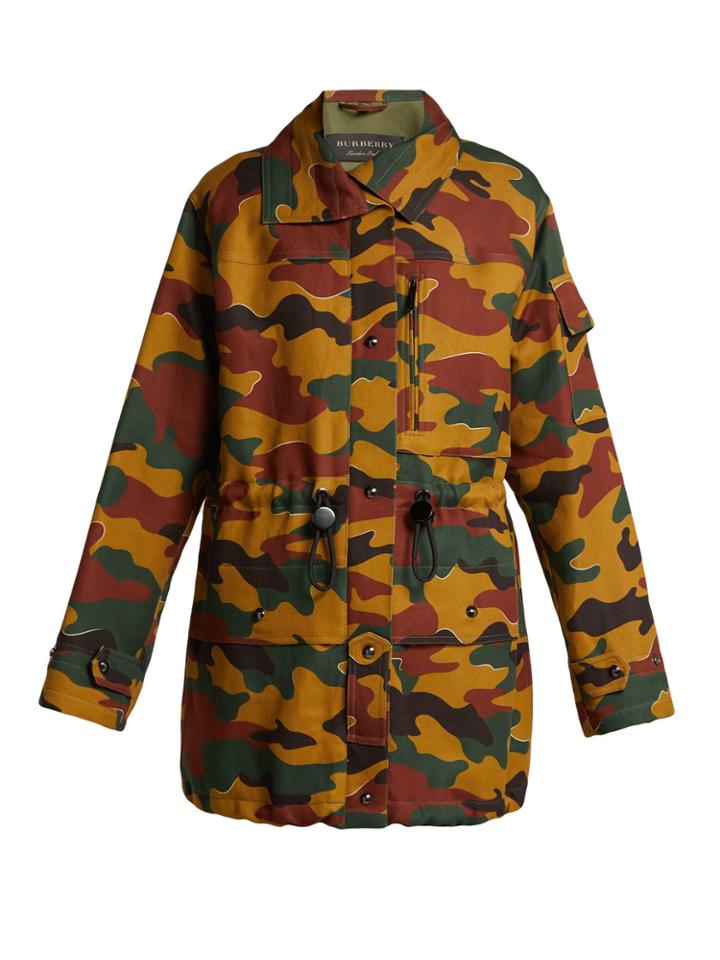 Burberry Camouflage Twill Jacket