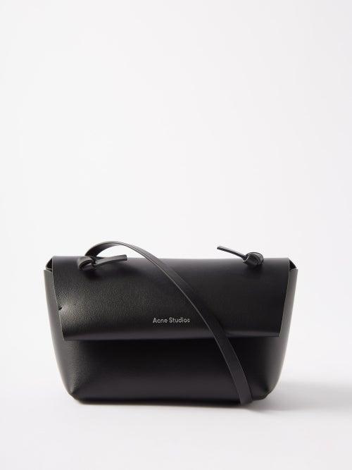 Acne Studios - Alexandria Large Leather Cross-body Bag - Mens - Black