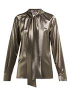 Matchesfashion.com Max Mara - Titty Blouse - Womens - Gold