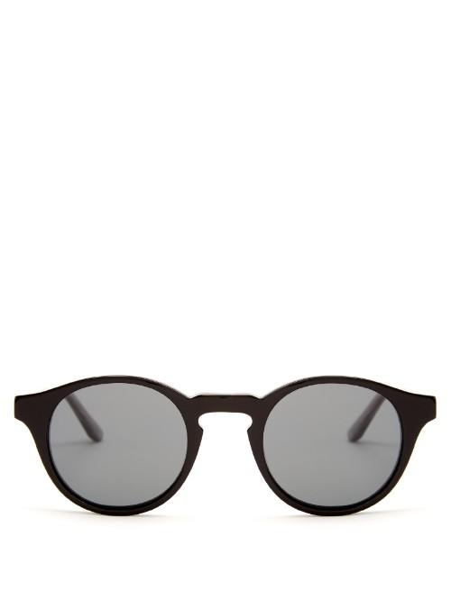 Bottega Veneta Round-frame Acetate Sunglasses