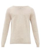 Matchesfashion.com Sasquatchfabrix - V Slit Wool Sweater - Mens - Beige