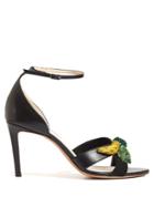 Altuzarra Bisbee Fruit-embellished Leather Sandals