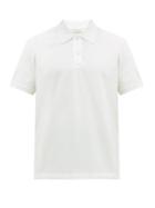 Matchesfashion.com Bottega Veneta - Short Sleeved Cotton Piqu Polo Shirt - Mens - White