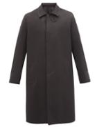 Matchesfashion.com Givenchy - Logo-patch Wool-twill Coat - Mens - Black