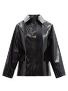 Kassl Editions - Original Hip Coated Wool-blend Jacket - Womens - Black
