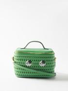 Anya Hindmarch - Neeson Braided-leather Cross-body Bag - Womens - Green