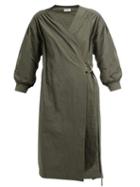 Matchesfashion.com Masscob - Marco Long Sleeve Wrap Dress - Womens - Khaki