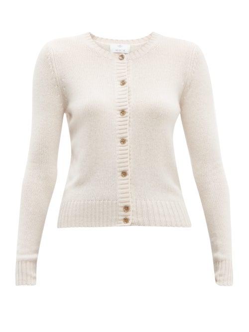Matchesfashion.com Allude - Button Down Cashmere Cardigan - Womens - Light Pink