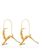 Matchesfashion.com Givenchy - Capricorn Zodiac Hoop Earrings - Womens - Gold