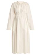Lemaire Gathered-detail Cotton Dress