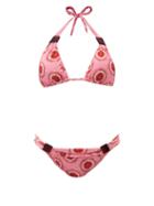 Matchesfashion.com Adriana Degreas - Exotic Passion Floral-print Bikini - Womens - Pink Print