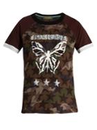 Valentino Butterfly-print Cotton T-shirt