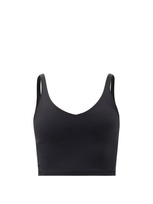 Matchesfashion.com Lululemon - Align Jersey Cropped Tank Top - Womens - Black