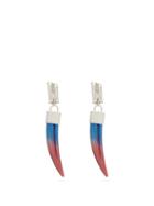 Matchesfashion.com Chlo - Horn Pendant Earrings - Womens - Blue