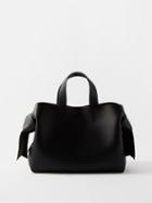 Acne Studios - Musubi Knotted Leather Shoulder Bag - Womens - Black