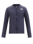 Mens Activewear Castore - Logo-print Technical-jersey Zipped Jacket - Mens - Navy