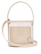 Matchesfashion.com Staud - Bissett Pvc And Leather Bucket Bag - Womens - Cream