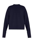 Raey Displaced-sleeve Cropped Wool Sweater
