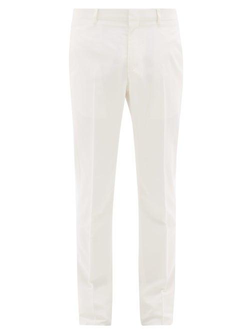 Matchesfashion.com Givenchy - Tailored Puckered-rep Trousers - Mens - White
