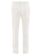 Matchesfashion.com Givenchy - Tailored Puckered-rep Trousers - Mens - White