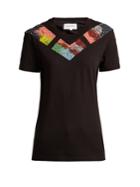 Germanier Bead-embellished Jersey T-shirt