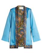 Etro Agate Floral-brocade Satin Jacket