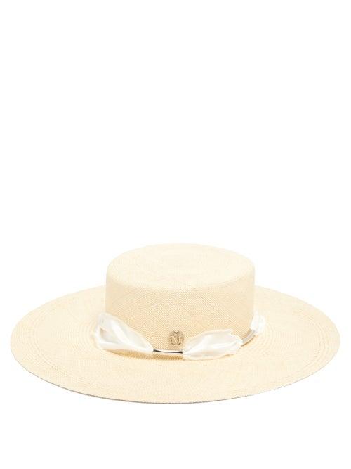 Matchesfashion.com Maison Michel - Ursula Straw Hat - Womens - Beige