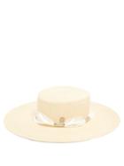 Matchesfashion.com Maison Michel - Ursula Straw Hat - Womens - Beige