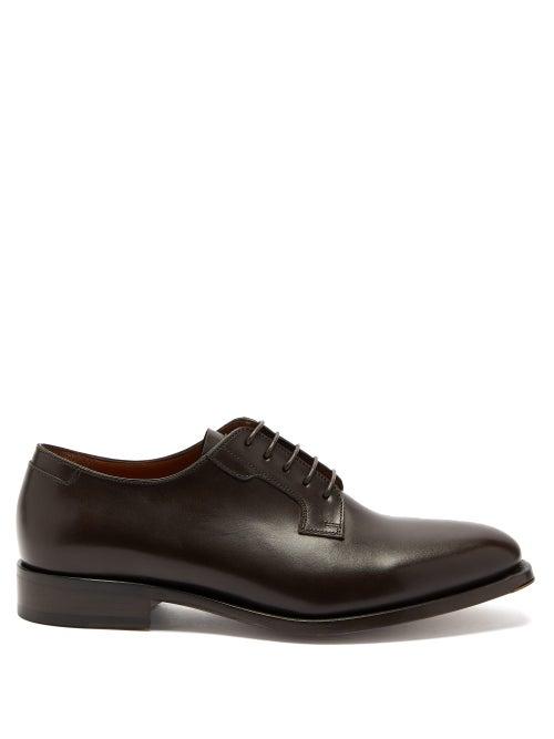Matchesfashion.com Lanvin - Ruby Leather Derby Shoes - Mens - Brown