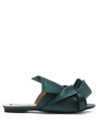 No. 21 Bow-front Satin Slides