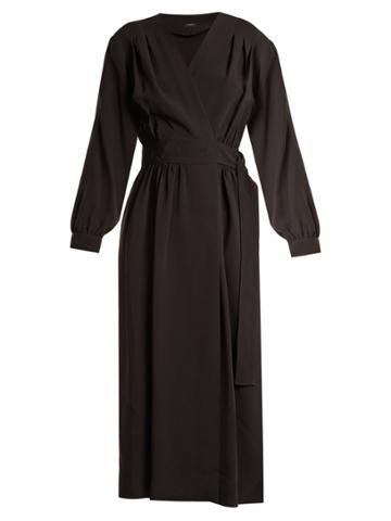 Joseph Mati Stretch-cady Wrap Dress