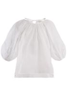 Cecilie Bahnsen Astrid Puff-sleeved Cotton Top
