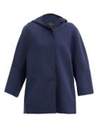 Matchesfashion.com Weekend Max Mara - Rapace Coat - Womens - Navy