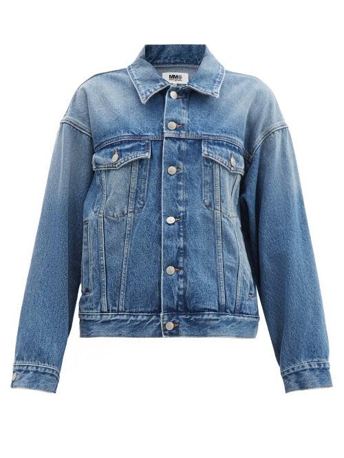 Matchesfashion.com Mm6 Maison Margiela - Denim Jacket - Womens - Denim