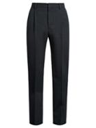 Lemaire Mid-rise Pleated Wool-twill Trousers