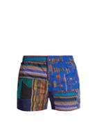 Missoni Mare Patchwork Zigzag-print Swim Shorts
