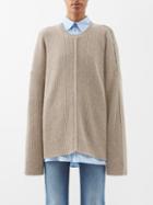 Peter Do - Cape-sleeve Merino-blend Sweater - Womens - Light Brown