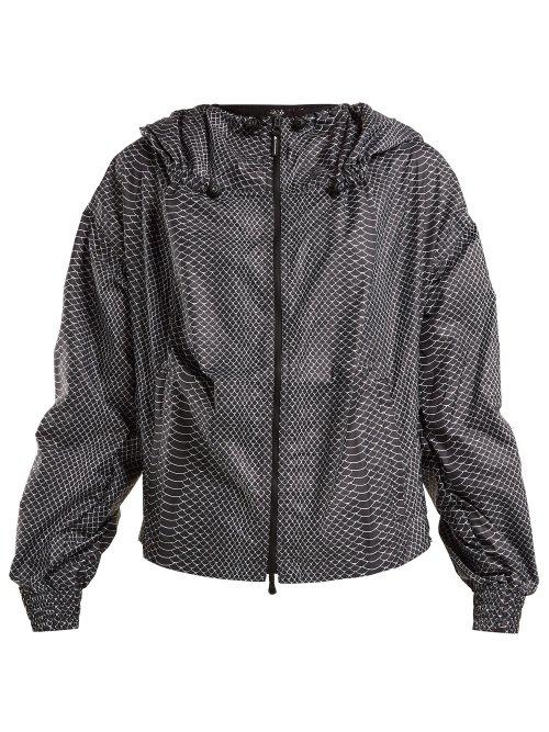 Matchesfashion.com Adidas By Stella Mccartney - Run Adizero Gathered Performance Jacket - Womens - Black Multi