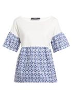 Matchesfashion.com Weekend Max Mara - Hobby Top - Womens - Blue White