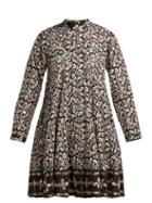 Matchesfashion.com Juliet Dunn - Leaf Print Cotton Jacket - Womens - Black Multi