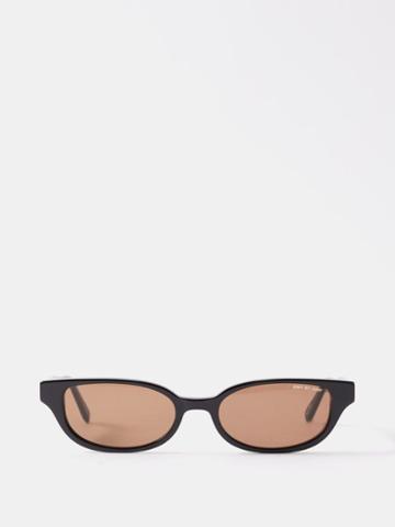 Dmy By Dmy - Romi D-frame Acetate Sunglasses - Womens - Black