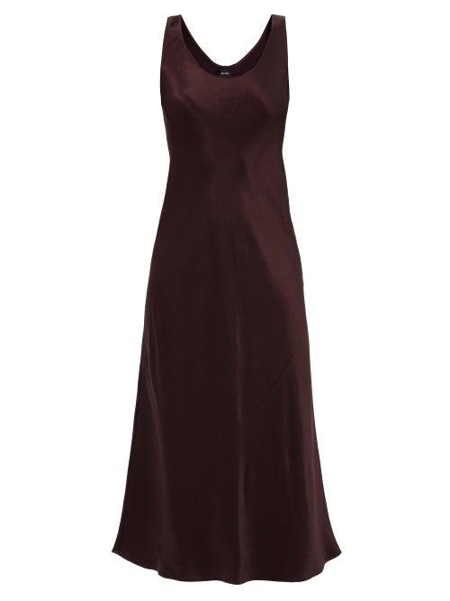 Matchesfashion.com Max Mara Leisure - Talete Dress - Womens - Burgundy