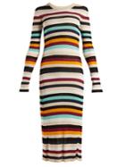 Altuzarra Stills Striped Knitted Dress