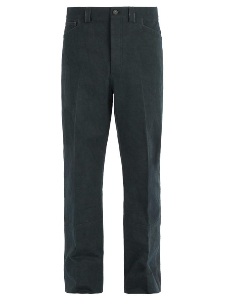 Lanvin Straight-leg Cotton Trousers