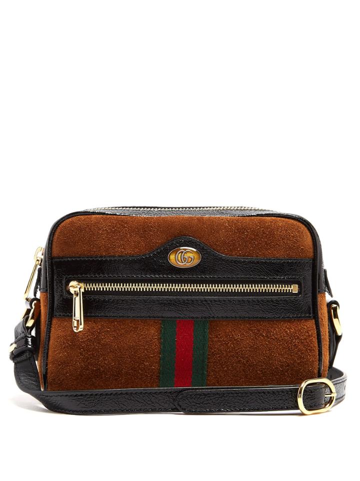 Gucci Ophidia Mini Suede Cross-body Bag