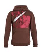 Raf Simons Cut-out Painted-jersey Hooded Sweater